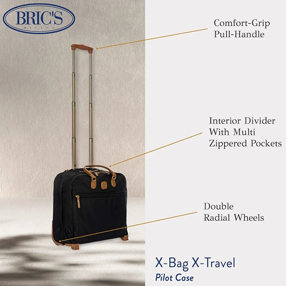 BRIC'S-PILOT CASE OCEAN BLUE